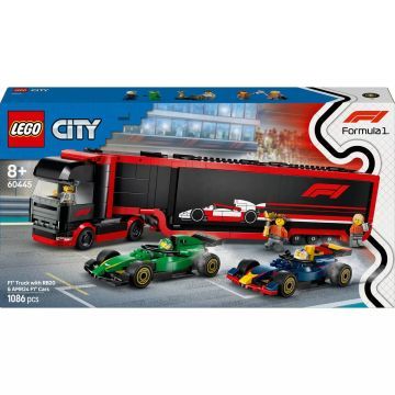 LEGO® City F1® kravas auto ar RB20 un AMR24 F1® auto 60445 - .attēls