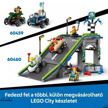 LEGO® City Pizzásautó vs. tűzoltóautó, versenyautós csomag 60458 - . kép