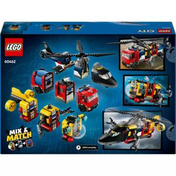 LEGO® City helikopters, ugunsdzēsēju auto un zemūdene vienā iepakojumā 60462 - .attēls