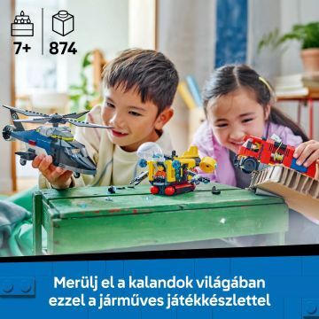 LEGO® City Helikopter, tűzoltóautó és tengeralattjáró egy csomagban 60462 - . kép