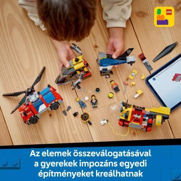 LEGO® City Helikopter, tűzoltóautó és tengeralattjáró egy csomagban 60462 - . kép