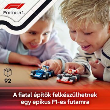 LEGO® City F1®-es Williams Racing és Haas F1® versenyautók 60464 - . kép