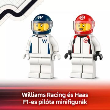 LEGO® City F1®-es Williams Racing és Haas F1® versenyautók 60464 - . kép