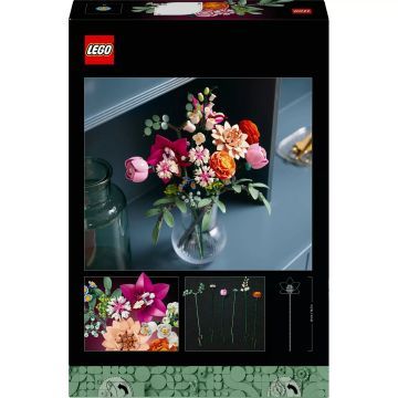 Buquê de Flores Cor-de-Rosa LEGO® Botanicals 10342 - .Imagem