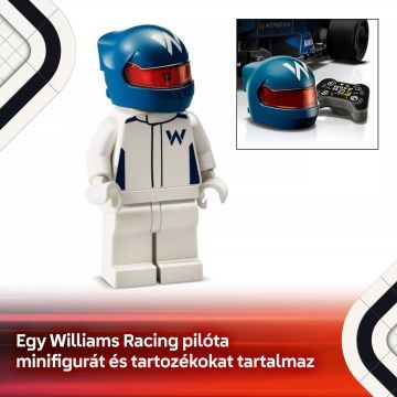 LEGO® Speed Champions Williams Racing FW46 F1® versenyautó 77249 - . kép
