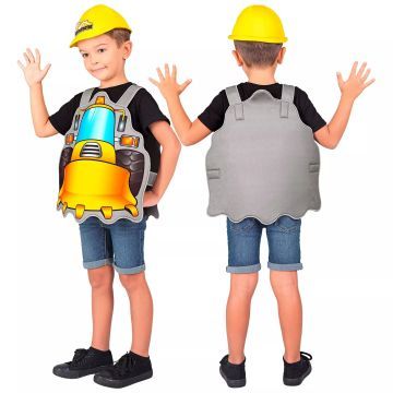 Homlokrakodó mintájú jelmez sisakkal - 113 cm - . kép