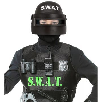 S.W.A.T.-Helm mit Visier - Kindergröße - . bild aus