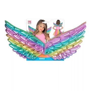 Szivárvány színű szárnyak - 43 x 22 cm - . kép