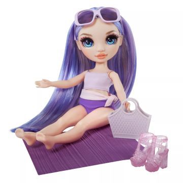 Rainbow High: Vízparti divat öltöztethető strandoló divat baba - többféle - . kép