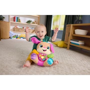 Fisher-Price: Ríe y Aprende - Perrita interactiva, nueva versión - en húngaro - .imagen