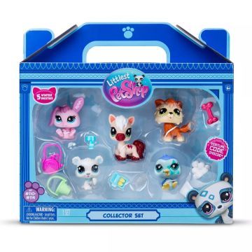 Littlest Pet Shop: Téli játékfigura szett, 2. széria - 5 db-os - . kép