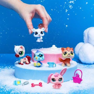 Littlest Pet Shop: Téli játékfigura szett, 2. széria - 5 db-os - . kép