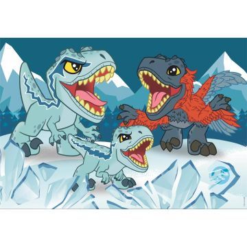 Clementoni: SuperColor Jurassic World - 2 x 20 dalių dėlionė - .vaizdas