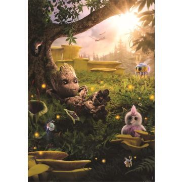 Clementoni: SuperColor Marvel Groot - rompecabezas de 300 piezas - .imagen