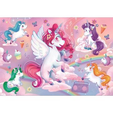 Clementoni: SuperColor szczęśliwe jednorożce - puzzle maxi 24 elementy - .zdjęcie 