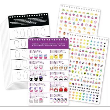 Crayola Creations: Kit de decoración de uñas - .imagen
