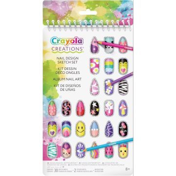 Crayola Creations: Conjunto Compacto de Decoração de Unhas - .Imagem