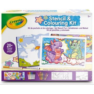 Crayola: Set de colorat cu șabloane - .foto