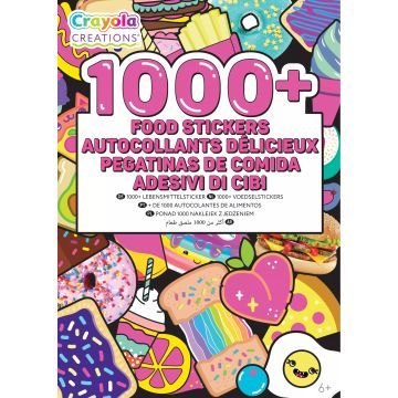 Crayola Creations: Zeszyt z naklejkami - ponad 1000 naklejek - różnorodne - .zdjęcie 