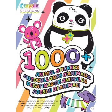 Crayola Creations: Matricás füzet 1000+ matricával - többféle - . kép