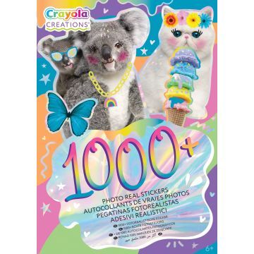 Crayola Creations: Sešit se samolepkami - 1000+ samolepek - různé - .obrázek