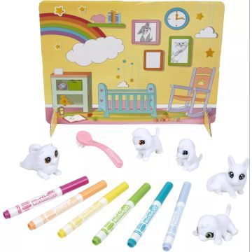 Crayola Washimals : Ensemble de figurines lavables - 5 pièces - .image