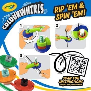 Crayola ColourWhirls: Bączki - różne - .zdjęcie 