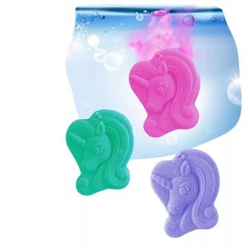 Inkee: Einhorn Galupy Badebomben, Kaugummiduft - 3 Stück. - . bild aus