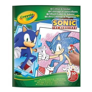 Crayola: Sonic omalovánky se samolepkami - .obrázek