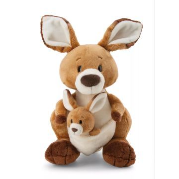 Kelly pluchen kangoeroe met baby - 25 cm - .afbeelding