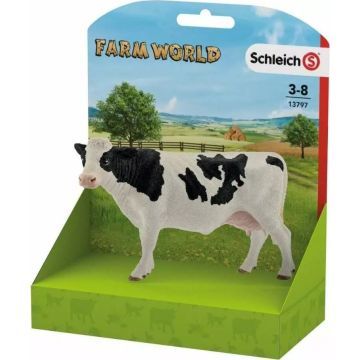 Schleich: figurka krávy Holstein 13797 - .obrázek