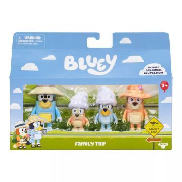 Bluey: Zestaw do zabawy - rodzina - 4 sztuki - .zdjęcie 