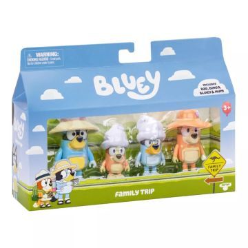 Bluey: Zestaw do zabawy - rodzina - 4 sztuki - .zdjęcie 