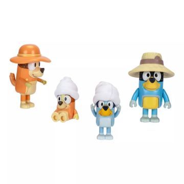 Bluey: Zestaw do zabawy - rodzina - 4 sztuki - .zdjęcie 