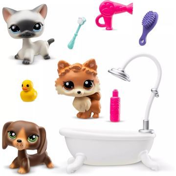Littlest Pet Shop: Kisállat spa játékkészlet, 7. generáció, 3. széria - 3 db-os - . kép