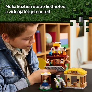 LEGO® Minecraft® Atak balonów Ghast na wioskę 21273 - .zdjęcie 