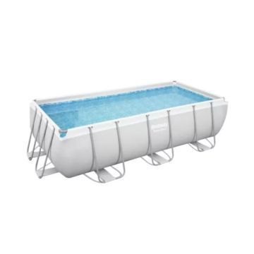 Bestway: Capri Power Steel szögletes fémvázas medence szett - 404 x 201 x 100 cm - . kép