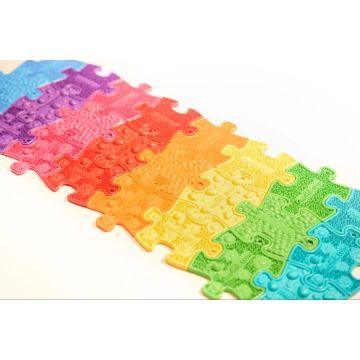Muffik: Senzorická nano puzzle sada - duha, 24 ks - .obrázek