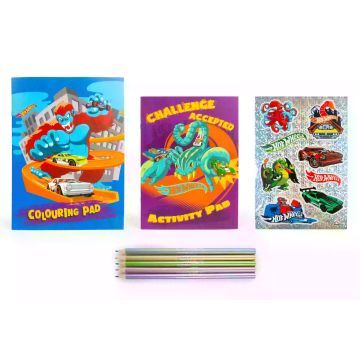Hot Wheels: Foglalkoztató csomag színezővel - . kép