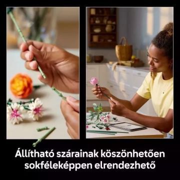 LEGO® Botanicals Rózsaszín virágcsokor 10342 CSOMAGOLÁSSÉRÜLT - . kép