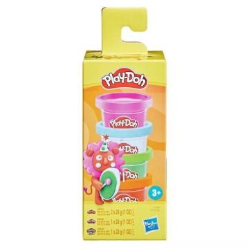Play-Doh: Kit Mini Colorido - 4 unidades, diversas opções - .Imagem