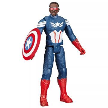 Capitão América: Boneco Titan Hero - 30 cm - .Imagem