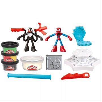 Play-Doh: Kit de massinha Homem-Aranha vs Venom - .Imagem