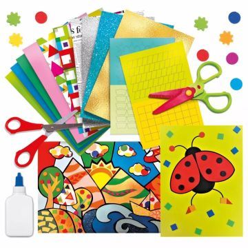 Headu: Montessori kollázskészítő kreatív fejlesztő készlet - . kép