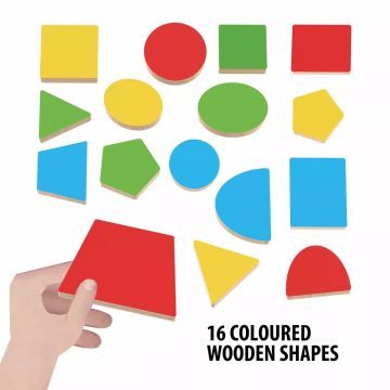 Headu: Montessori puidust kujundite sorteerimismäng - .pilt