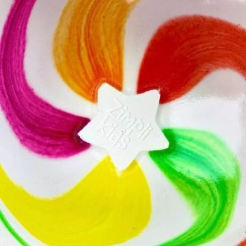 Baff Bombz: Zestaw tęczowych kul do kąpieli jagodowych - 3 sztuki - .zdjęcie 