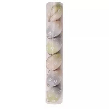 Dekorace - sada vajec, 6 cm - 6 ks - .obrázek