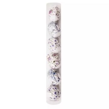 Decoración - conjunto de huevos, 6 cm - 6 piezas - .imagen