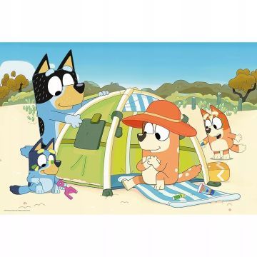 Trefl: O Magnífico Dia de Bluey - Quebra-cabeça de 24 peças - .Imagem