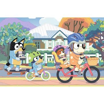 Trefl: Szczęśliwy Bluey - puzzle 60 elementów - .zdjęcie 